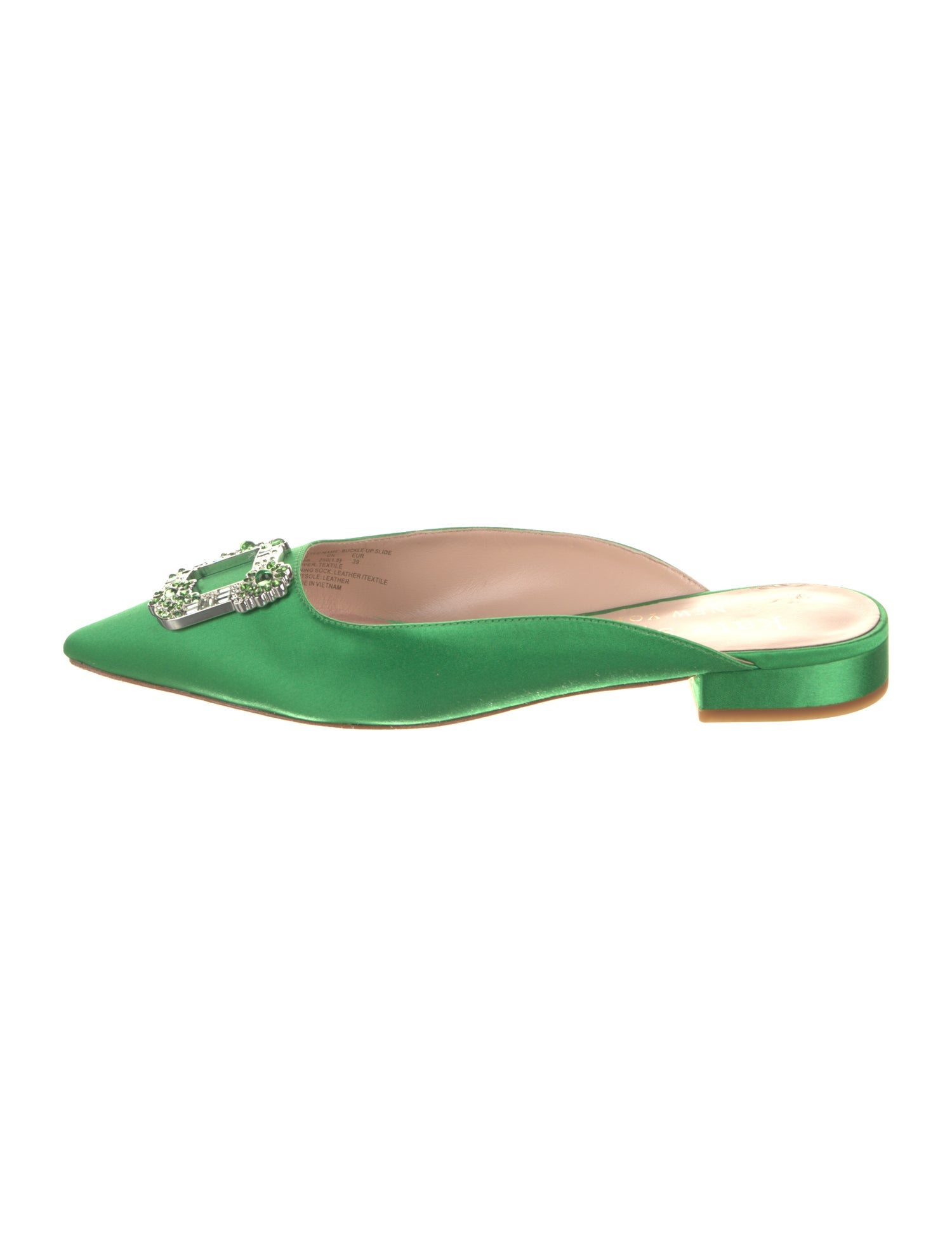 Kate Spade New York Satin Crystal Embellishments Mules